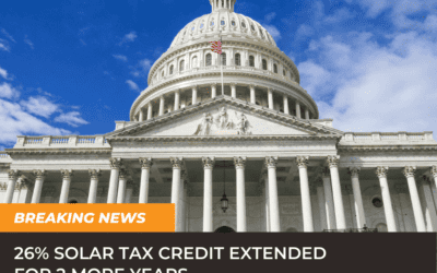 Solar tax credit extended