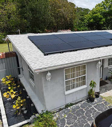 Panels installed on Florida home