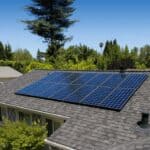 How to mount solar panels on top of a shingle roof
