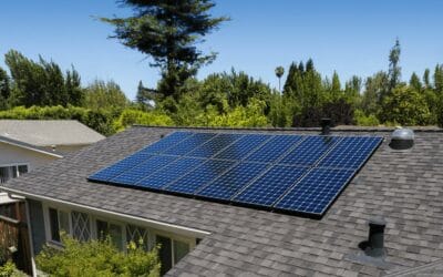 How to mount solar panels on top of a shingle roof