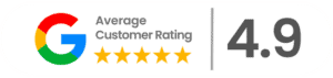 4.9 average customer rating