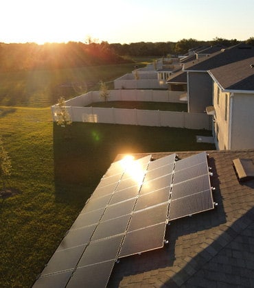 SunVena installing solar panels on florida home